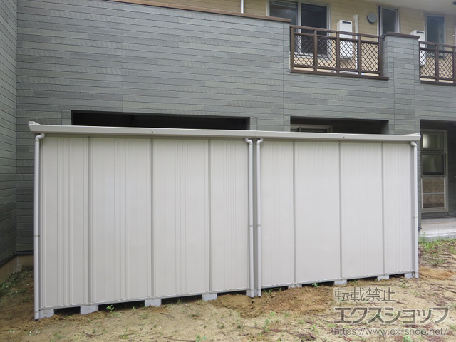 福島県いわき市のの物置・屋外倉庫 Mr.ストックマンダンディ 一般型 結露減少型 5079×1922×2110 ND-Z5019-Ｗ 施工例