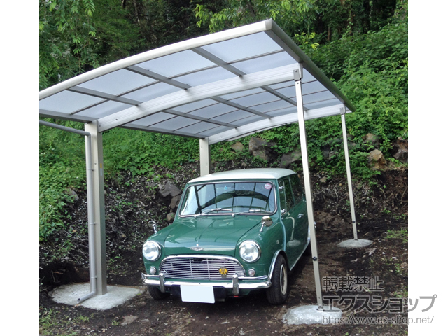 静岡県伊東市ののカーポート プレシオスポート 積雪〜20cm対応 施工例