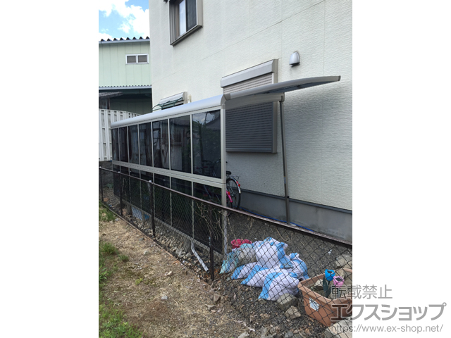 滋賀県愛知郡愛荘町ののカーポート プレシオスポート 積雪〜20cm対応 施工例