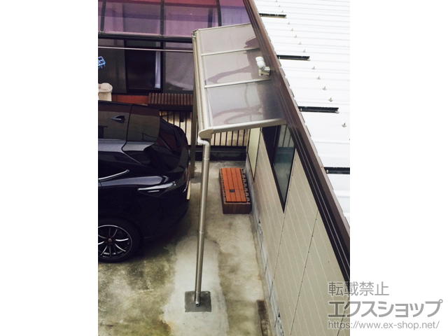 群馬県高崎市ののテラス屋根 プレシオステラス F型 テラスタイプ 単体 積雪〜20cm対応 施工例