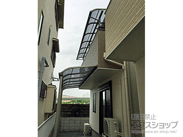 大阪府泉大津市ののテラス屋根 スピーネ R型 テラスタイプ 連棟 積雪〜20cm対応 施工例