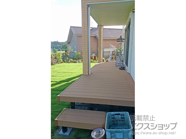 栃木県芳賀郡益子町ののウッドデッキ リウッドデッキ 200 施工例
