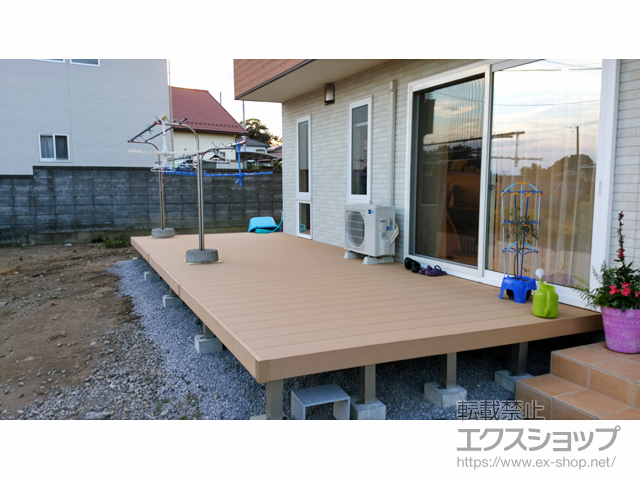 群馬県前橋市ののウッドデッキ リウッドデッキ 200 施工例