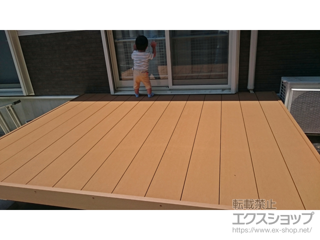 神奈川県小田原市ののウッドデッキ マージウッドデッキ 施工例