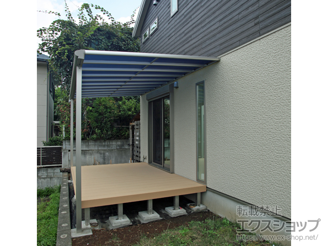 東京都八王子市ののウッドデッキ リウッドデッキ 200 施工例