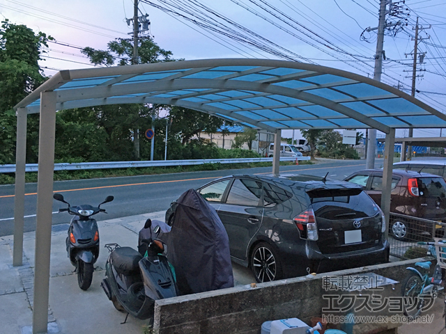 愛知県豊川市ののカーポート レイナツインポートグラン　積雪〜20cm対応 施工例