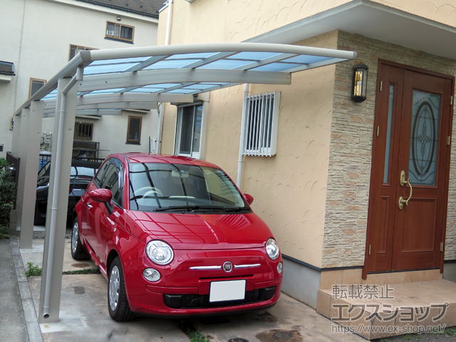 東京都立川市ののカーポート レイナポートグラン 縦連棟　積雪〜20cm対応 施工例