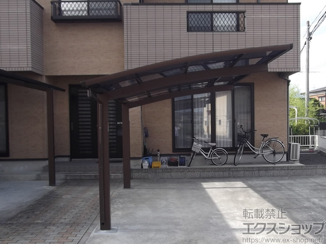 宮城県角田市ののカーポート プレシオスポート 積雪〜20cm対応 施工例