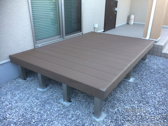 宮崎県宮崎市ののウッドデッキ マージウッドデッキ 施工例