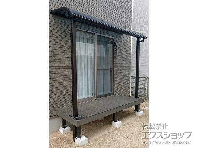 福島県いわき市ののウッドデッキ リウッドデッキ 200 施工例