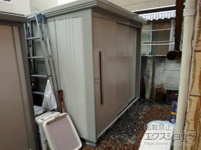 可動棚なし】物置 屋外 スチール 倉庫 戸外収納庫 幅162*奥行き