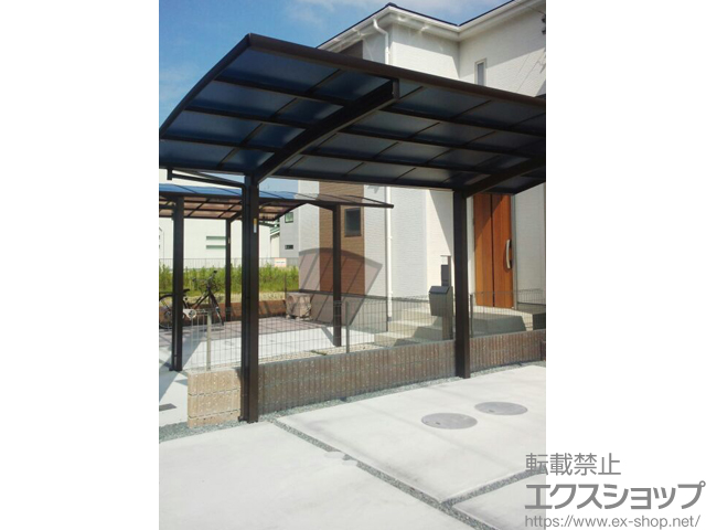 愛知県豊橋市ののカーポート プレシオスポート 積雪〜20cm対応 施工例