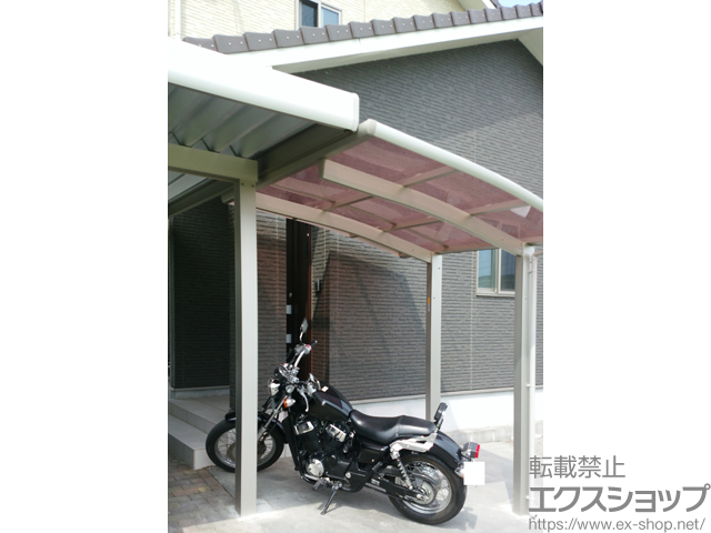 鹿児島県鹿児島市ののサイクルポート・駐輪場 レイナポートグランミニ 積雪〜20cm対応 施工例