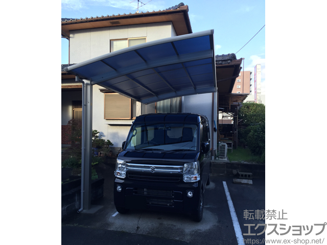 熊本県熊本市ののカーポート プレシオスポート 積雪〜20cm対応 施工例