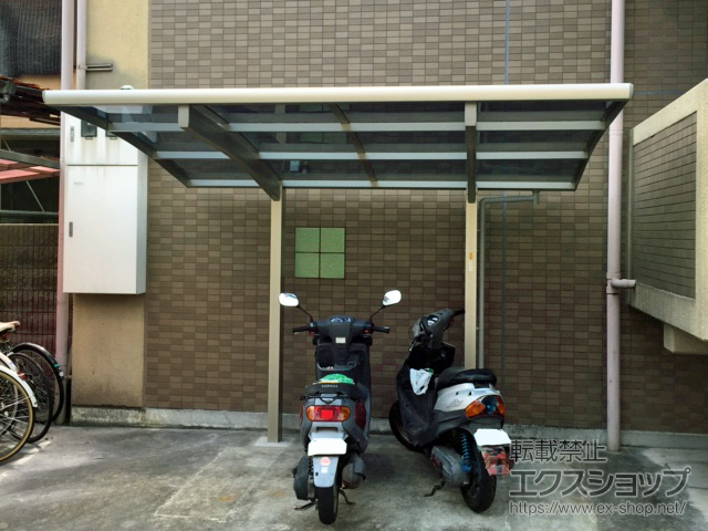 京都府京都市ののサイクルポート・駐輪場 プレシオスポート ミニ 積雪〜20cm対応 施工例