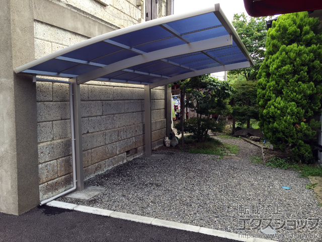 神奈川県相模原市ののカーポート プレシオスポート 積雪〜20cm対応 施工例