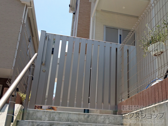 神奈川県川崎市のの門扉 ルシアススライド BS02型 施工例