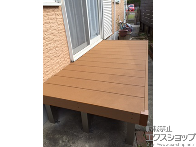 滋賀県彦根市ののウッドデッキ リウッドデッキ 200 施工例