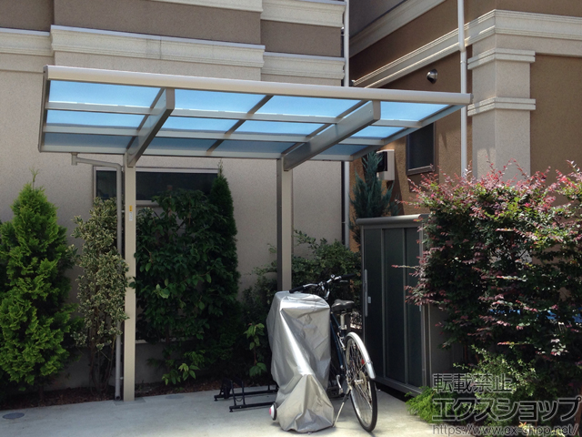 東京都小平市ののサイクルポート・駐輪場 エフルージュグランミニ 積雪〜20cm対応 施工例