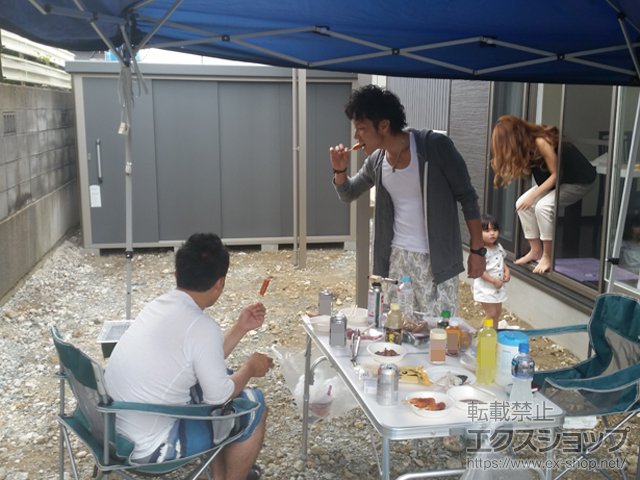 石川県金沢市のの物置・屋外倉庫 エスケーエイト SK8-180 一般型 (SK8-180 ) 施工例