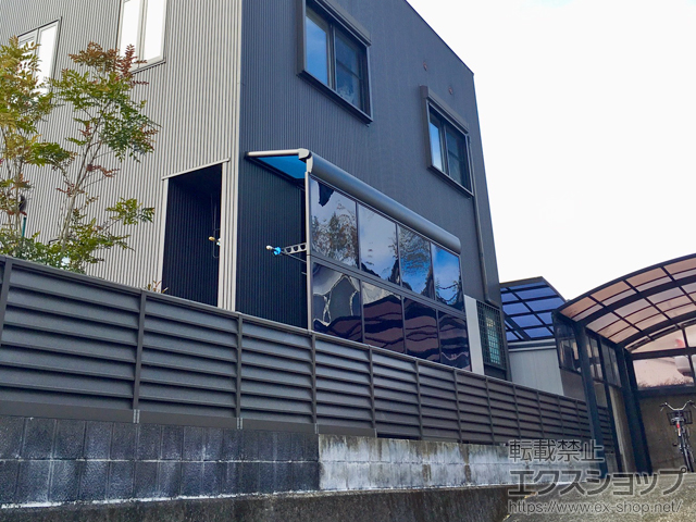 和歌山県新宮市ののテラス屋根 ヴェクターテラス F型 テラスタイプ 単体 積雪〜20cm対応 施工例