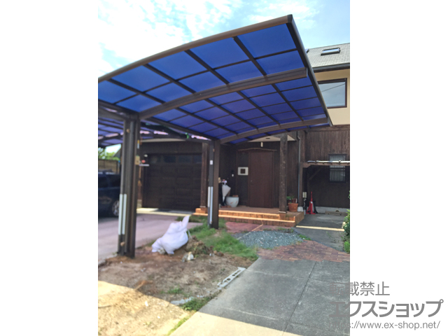 愛媛県伊予市ののカーポート レイナポートグラン　積雪〜20cm対応 施工例
