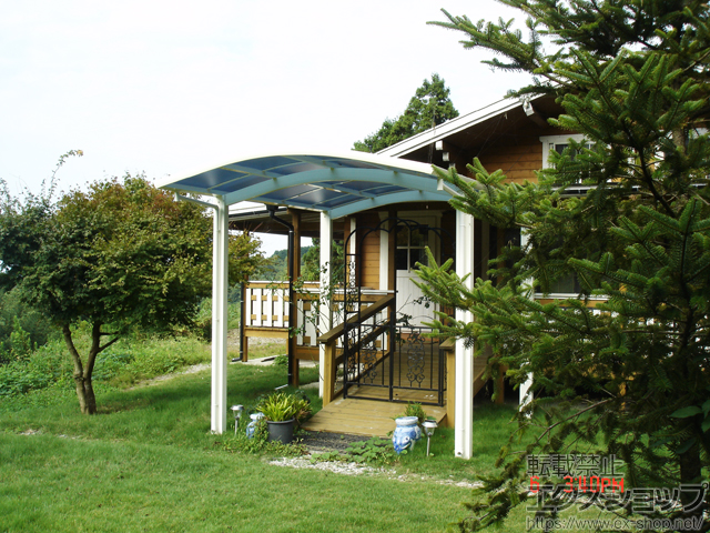 福岡県遠賀郡岡垣町のLIXIL リクシル（トステム）のカーポート カルエードシグマIII 積雪〜20cm対応 施工例