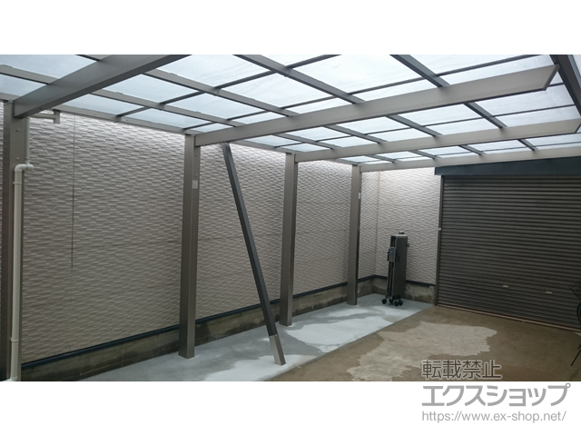 大阪府大阪市ののカーポート セルフィ 延長 積雪〜20cm対応 施工例