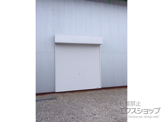 千葉県千葉市ののガレージシャッター プラテアII スチールタイプ 手動式 施工例