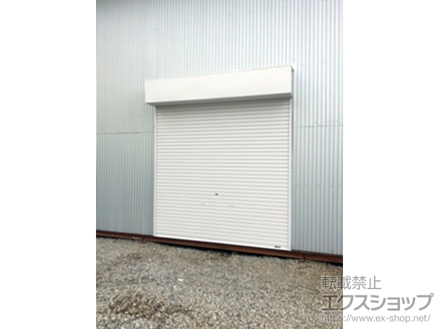 千葉県千葉市ののガレージシャッター プラテアII スチールタイプ 手動式 施工例