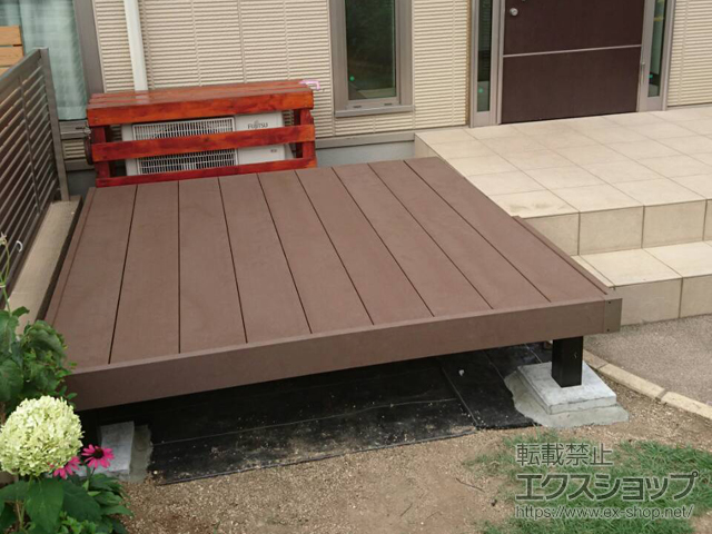 茨城県つくば市ののウッドデッキ マージウッドデッキ 施工例