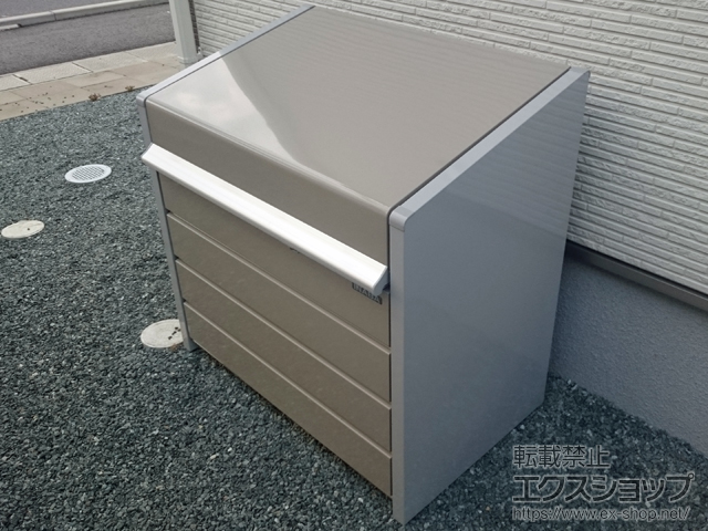 屋外 箱 ストッカー アパート 容量400L 業務用 ゴミストッカー 集合住宅 ミニ 追加棟 45Lゴミ袋×9袋相当 パネル床タイプ 単品使用不可  間口1000×奥行600×高さ997mm DBN-106PL 稲葉製作所ダストボックス 店舗 マンション イナバ物置 公共