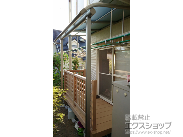 千葉県印旛郡栄町ののウッドデッキ リウッドデッキ 200 施工例