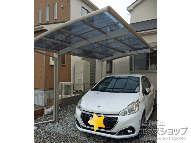 滋賀県彦根市ののカーポート レイナポートグラン　積雪〜20cm対応 施工例