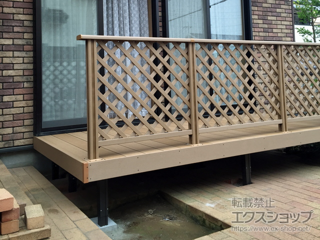 埼玉県桶川市ののウッドデッキ 樹ら楽ステージ 施工例