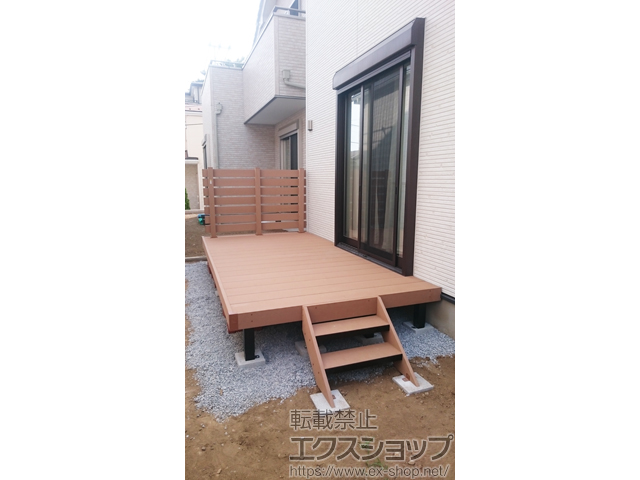 埼玉県富士見市ののウッドデッキ マージウッドデッキ 施工例