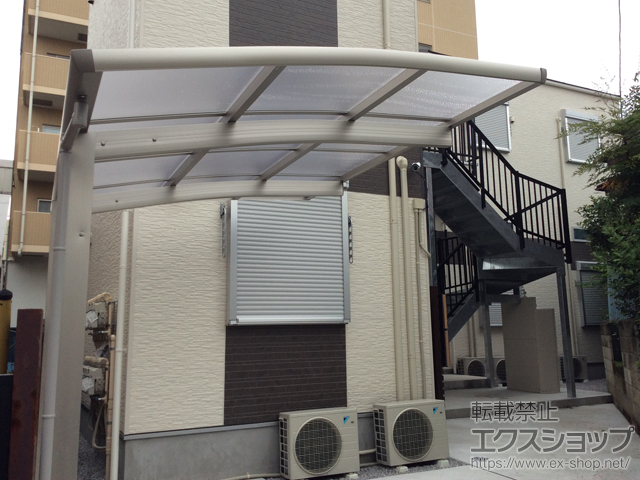 神奈川県川崎市ののサイクルポート・駐輪場 レイナポートグランミニ 積雪〜20cm対応 施工例