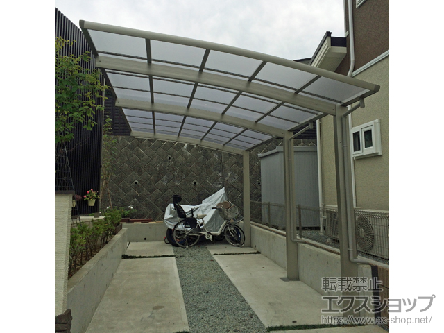 宮城県岩沼市ののカーポート レイナポートグラン 延長　積雪〜20cm対応 施工例