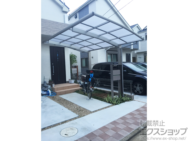 東京都練馬区ののカーポート プレシオスポート 積雪〜20cm対応 施工例