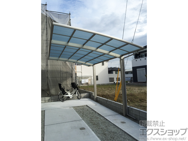 奈良県生駒市ののカーポート レイナポートグラン　積雪〜20cm対応 施工例