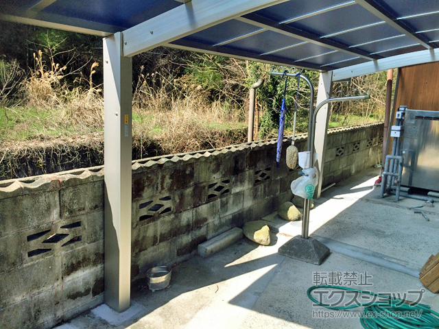 福岡県筑紫郡那珂川町ののカーポート レイナポートグラン　積雪〜20cm対応 施工例