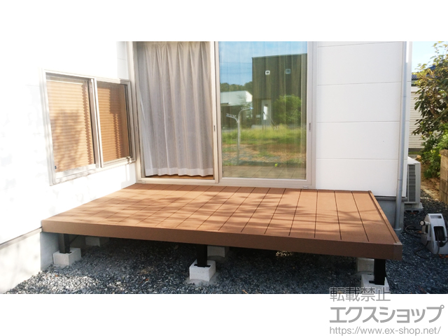 岡山県津山市ののウッドデッキ リウッドデッキ 200 施工例