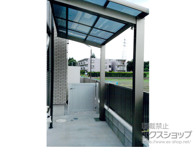 東京都府中市ののサイクルポート・駐輪場 カムフィエース ミニ 積雪〜20cm対応 施工例