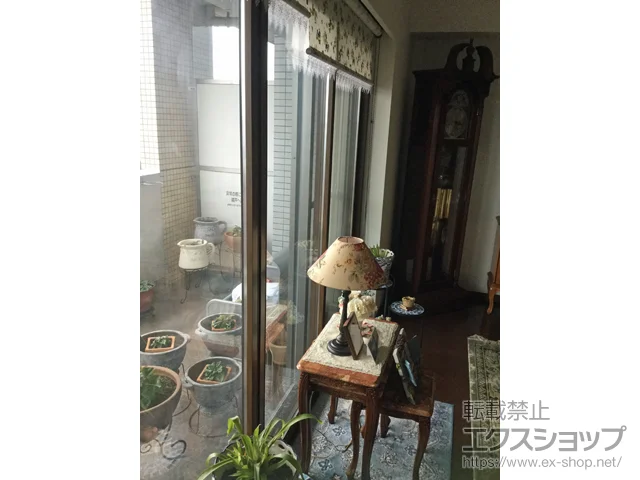 埼玉県川口市のの内窓（二重窓・二重サッシ） プラマードU 引違い窓 3枚建 両袖タイプ※内内外仕様 施工例