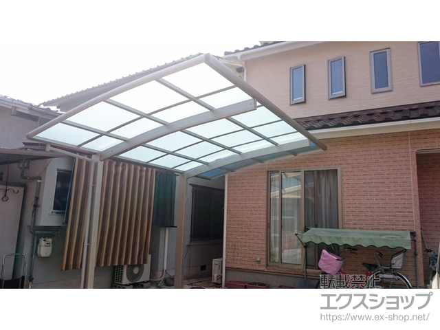 愛媛県松山市ののカーポート レイナポートグラン　積雪〜20cm対応 施工例