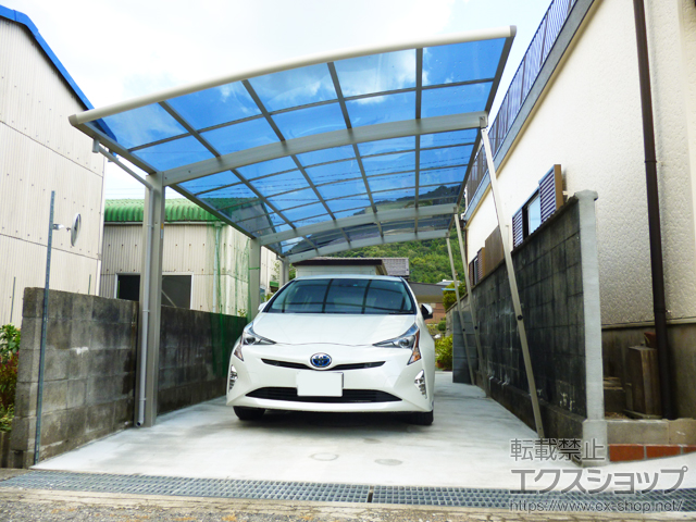 山口県防府市ののカーポート レイナポートグラン 延長　積雪〜20cm対応 施工例