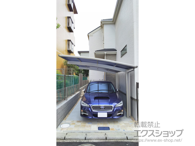 千葉県市川市ののカーポート プレシオスポート 積雪〜20cm対応 施工例