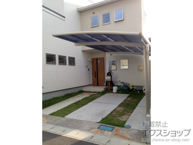 広島県安芸郡海田町ののカーポート レイナポートグラン 積雪〜20cm対応 施工例