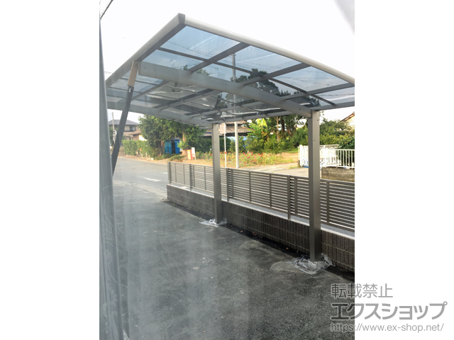 熊本県玉名郡長洲町ののカーポート プレシオスポート 積雪〜20cm対応 施工例