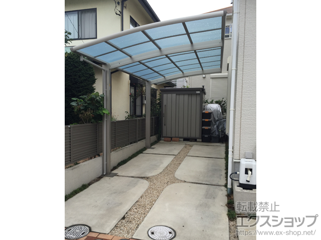 埼玉県上尾市ののカーポート レイナポートグラン　積雪〜20cm対応 施工例